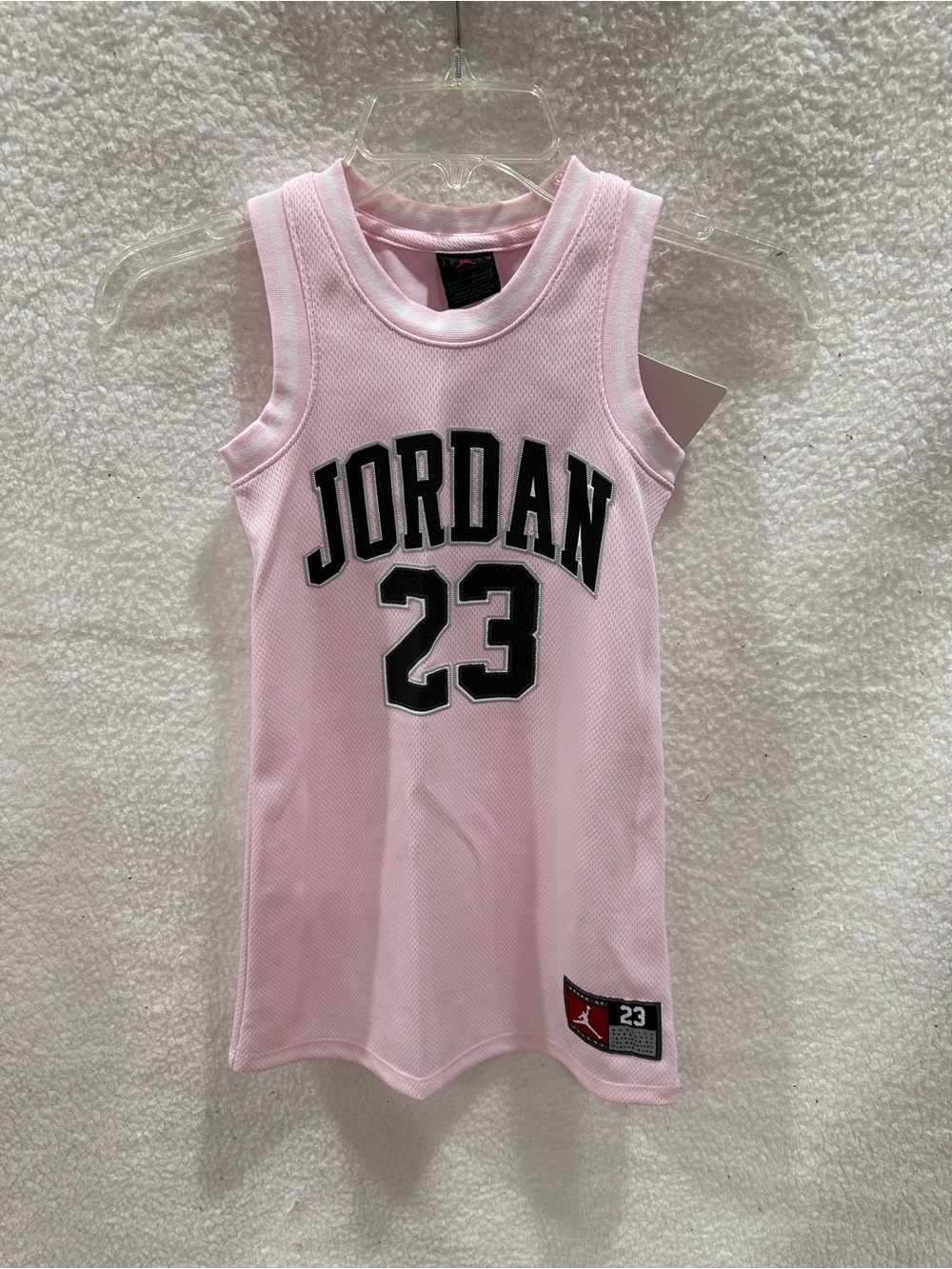 Girl’s Nike Jordan Pink 23 Sleeveless Jersey Dress